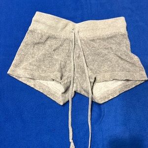 Kids size large grey longer length hard tail shorts
